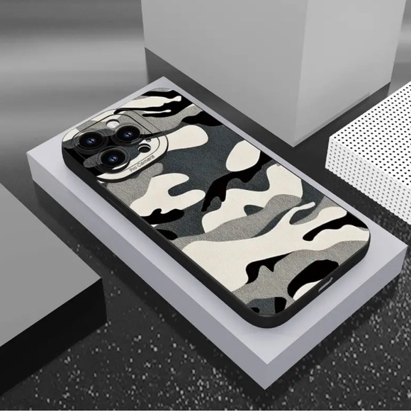 New iPhone 16 Pro protective case cool trendy design hot camo army navy bro 🔥 - Picture 2 of 5